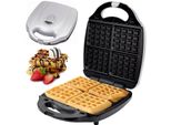 Multimaker 2000W | Sistema A Piastre Intercambiabili | Acciaio Inossidabile | Macchina Per Waffle Belgi - Resto