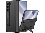 Custodia Per Samsung Galaxy Z Fold 6, Protezione Magnetica Della Cerniera, Cover All-Inclusive Con Protezione Dello Schermo E Supporto Nero