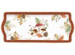 Autumn Breeze Piatto Da Portata Autunnale 35X15Cm In Porcellana Gb Easy Life