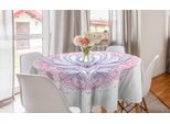Abakuhaus Tovaglia Rotonda Mandala Arcobaleno, Loto Astratto, Tovaglia Circolare Per Sala Da Pranzo, Decorazione Cucina, 150 Cm, Multicolore