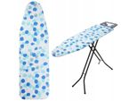 Copriasse Da Stiro Kadax, Tappetino Elastico Per Asse Da Stiro, 126 X 45 Cm, A Pois