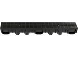 Scarmaxx A15 Canale Di Drenaggio - Altezza 115 Mm - Griglia Longitudinale Linea Nero