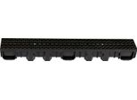 Scarmaxx A15 Canale Di Drenaggio - Altezza Di Montaggio 60 Mm - Griglia Longitudinale Linea Nero