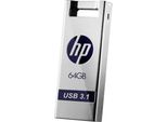 Hp X795W, 64 Gb, Usb Type-A, 3.2 Gen 1 (3.1 Gen 1), 75 Mb/S, Senza Copertura, Blu, Argento