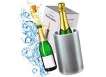 Raffreddatore Di Bottiglie A Doppia Parete Per Bottiglie Di Vino, Spumante, Champagne E Acqua - Acciaio Inox