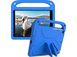 Custodia Protettiva Per Ipad 9Th Gen/ 8Th Gen/ 7Th Gen, Ipad 10,2" 2021/2020/2019, Custodia Leggera In Eva Per Bambini Con Maniglia E Supporto Blu"