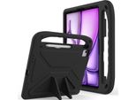Custodia Protettiva Per Ipad Pro 13" M4 2024 Di 7A Generazione, Leggera Custodia Per Bambini In Eva Con Maniglia E Supporto Nero"