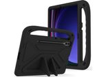Custodia Protettiva Per Samsung Galaxy Tab S8+ 12.4" SM-X800 SM-X806, Leggera Custodia Per Bambini In Eva Con Maniglia E Supporto Nero"