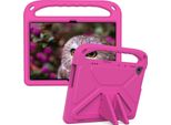 Custodia Protettiva Per Lenovo Tab M10 Fhd Rel TB-X605FC /TB-X605LC 10.1", Custodia Leggera In Eva Con Maniglia E Supporto Rosa"