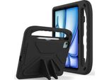 Custodia Protettiva Per Ipad Pro 11" M4 2024 Di Quinta Generazione, Leggera Custodia Per Bambini In Eva Con Maniglia E Supporto Nero"