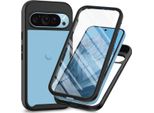 Custodia Per Google Pixel 10 / Pixel 10 Pro, Paraurti Con Protezione Dello Schermo A 360° Incorporata Custodia Protettiva Per Tutto Il Corpo Nero