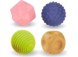 Palline Sensoriali Grandi - Blocchi Morbidi 4 Pezzi