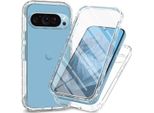 Custodia Per Google Pixel 9 / Pixel 9 Pro, Paraurti Con Protezione Dello Schermo Integrata Custodia Protettiva A 360° Trasparente