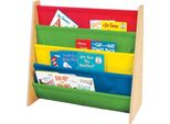 Ginger Home Scaffale Colorato Per Bambini - Organizzatore In Legno Per Libri E Giocattoli, Scaffale Per Bambini