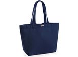 Westford Mill - Borsa Della Spesa "Marina"", Cotone Organico BC4870 (Taglia Unica) (Blu Scuro)"