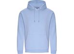 Awdis - Felpa Con Cappuccio, Biologica Per Uomo PC4386 (M) (Azzurro)