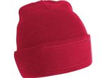 Beechfield - Berretto Da Uomo/Donna Unisex PC5170 (Taglia Unica) (Rosso)