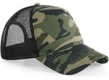 Beechfield - Cappello Trucker Snapback Per Uomini/Donne Unisex PC5744 (Taglia Unica) (Verde Scuro)