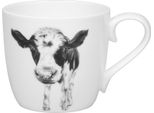 KöNitz Becher Amazing Animals Kuh, Tasse, Kaffeetasse, Bone China, Schwarz, 425 Ml, 1120572863
