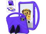 Custodia Per Bambini Per Lenovo Tab M11 2023 Tb-330Fu/Xiaoxin Pad 2024 11" TB-331FC, Custodia Antiurto Leggera In Eva Con Supporto Pieghevole E Maniglia Viola"