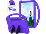 Custodia Per Bambini Per Lenovo Tab P11 2Nd Gen 11.5" TB350FU/TB350XU 2023, Custodia Antiurto Leggera In Eva Con Supporto E Maniglia Pieghevoli Viola"