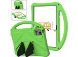 Custodia Per Bambini Per Lenovo Tab M11 2023 Tb-330Fu/Xiaoxin Pad 2024 11" TB-331FC, Custodia Antiurto Leggera In Eva Con Supporto Pieghevole E Maniglia Verde"