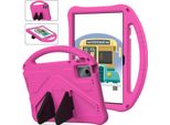 Custodia Per Bambini Per Lenovo Tab M11 2023 Tb-330Fu/Xiaoxin Pad 2024 11" TB-331FC, Custodia Antiurto Leggera In Eva Con Supporto E Maniglia Pieghevoli Rosa"