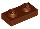 Lego® 10X Piastre 1X2 3023 - Piastra Rotbraun - Marrone Rossiccio