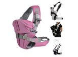 Marsupio Carry Go 2 In 1 Pancia E Fianchi Da 3 Mesi A 1 Anno Rosa