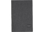 Marc O'polo Sciarpa Knitted Scarf Testimonial Campaign Graphite Grey Melange Grigio Scuro