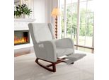Cdglobal Sedia A Dondolo Poltrona Swing Poltrona Da Salotto Poltrona Relax Poltrona A Dondolo Per Camera Da Letto