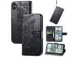 Per Nothing Cmf Phone 1 Custodia In Pelle Finta Per Cellulare Custodia A Portafoglio Custodia Con Design A Farfalla Custodia Nera