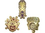 Zestaw Odznak Dungeons & Dragons 50-Lecie - Beholder, Mind Flayer, Mimic