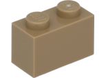 Lego® 10 Pezzi 3004 Mattoncini 1X2 Parte Basic 10 Beige Scuro