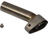 Akrapovic V-Tuv084 Silenziatore Argento Argento Taglia Unica
