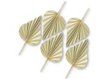 Lance Di Palma Decorative Decorazione Naturale Materiale Per L'artigianato Composizioni Naturali Set Di 5 11-13 Cm