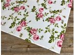 Tovaglia Dorrit Con Motivo A Rose, In 100 % Cotone, In 100X100 Cm