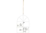 Appendino Decorativo Uccelli Metallo
