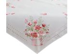 Tovaglia Lea Bouquet Di Fiori E Annaffiatoio In Poliestere 110 X 110 Cm