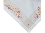 Tovaglia Melina Foglie Autunno Colorate Poliestere Lino 110X110 Cm