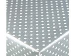 Tovaglia Da Giardino Impermeabile A Pois Grigio Bianco 140 Cm