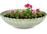 Fioriera Per Esterni Ciotola Decorativa Rotonda Verde Marmorizzato 35 Cm