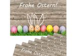 Set Di 8 Tovagliette Lavabili Happy Easter Coniglietti Di Pasqua