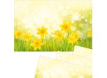 Set Di 4 Tovagliette Lavabili Con Fiori Primaverili Di Pasqua