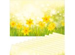 Set Di 12 Tovagliette Lavabili Con Fiori Pasquali Di Primavera