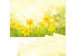 Set Di 6 Tovagliette Lavabili Con Fiori Primaverili Di Pasqua