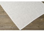 Tovaglia Mila Motivo Damascato Bianco, Lino E Cotone, In 100X100 Cm