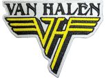 Van Halen - Logo Testuale - Toppa Da Applicare Con Il Ferro, Tessuto RO11857 (Taglia Unica) (Bianco/Giallo/Nero)