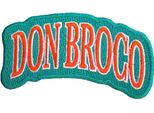 Don Broco - Logo - Toppa Da Stirare, Tessuto RO11820 (Taglia Unica) (Verde/Arancione)