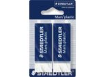 10X Mars 52650 BK2D Mars Plastic Radierer Bk
